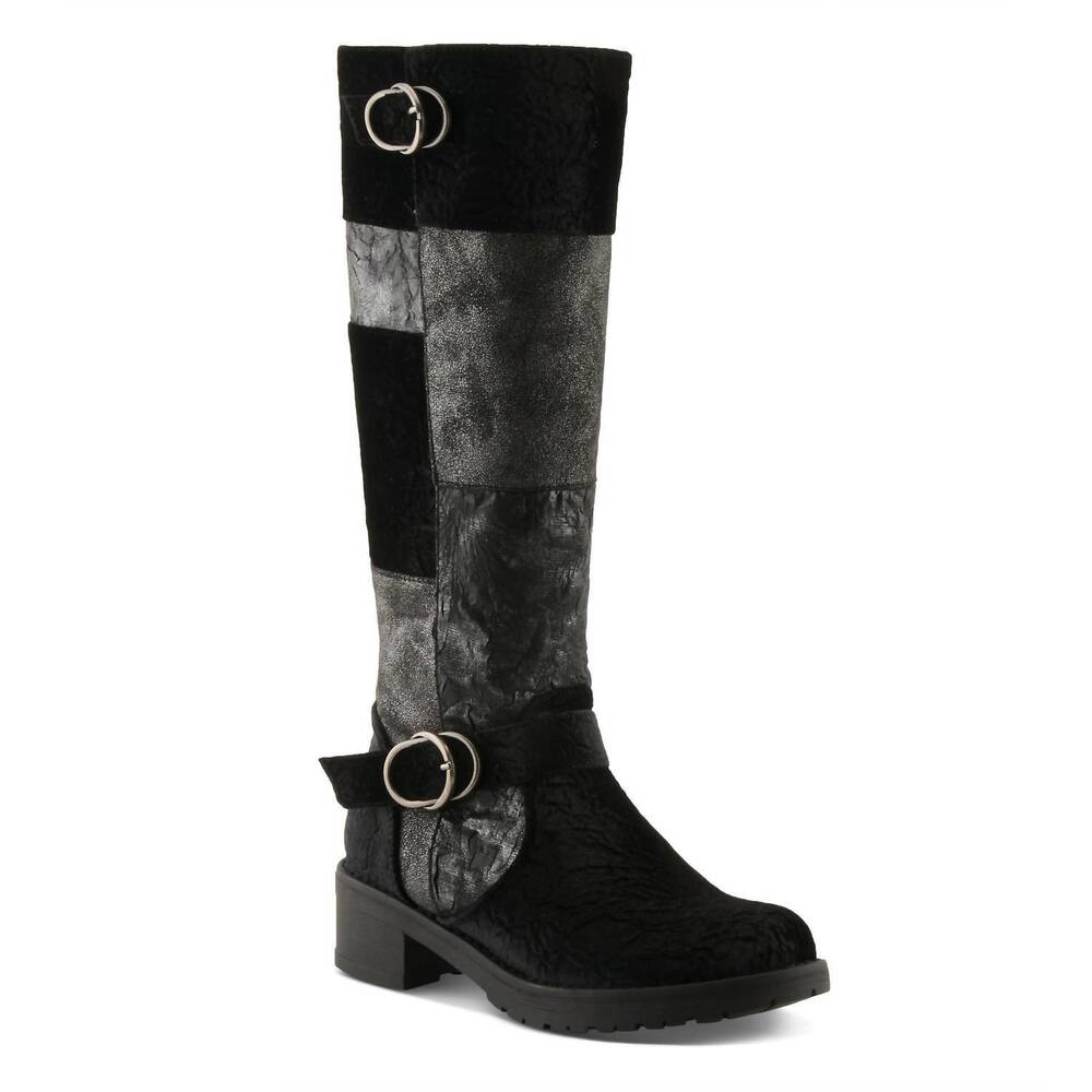 NEW SPRING STEP SHOES women collage viv boot in black